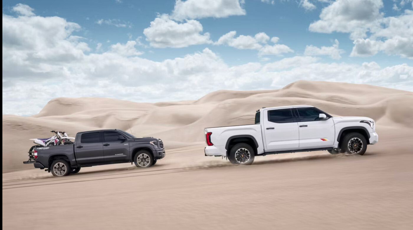 2026 Toyota Tundras in desert