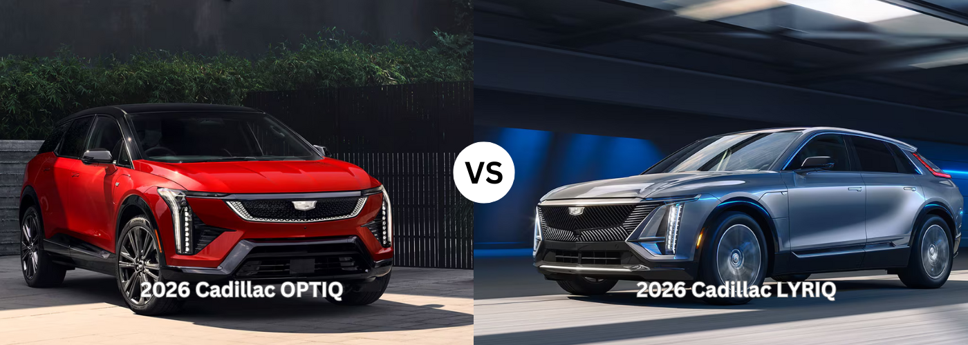 2026 Cadillac LYRIQ vs. 2026 Cadillac OPTIQ 