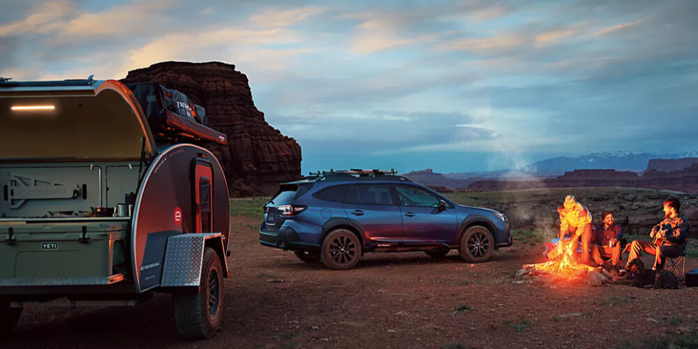 2025 Subaru Outback camping