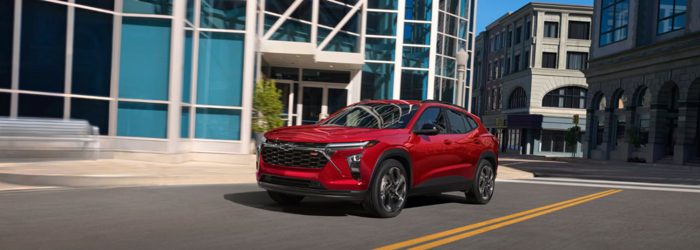 2026 Chevy Trax 2RS in Apex Red Color