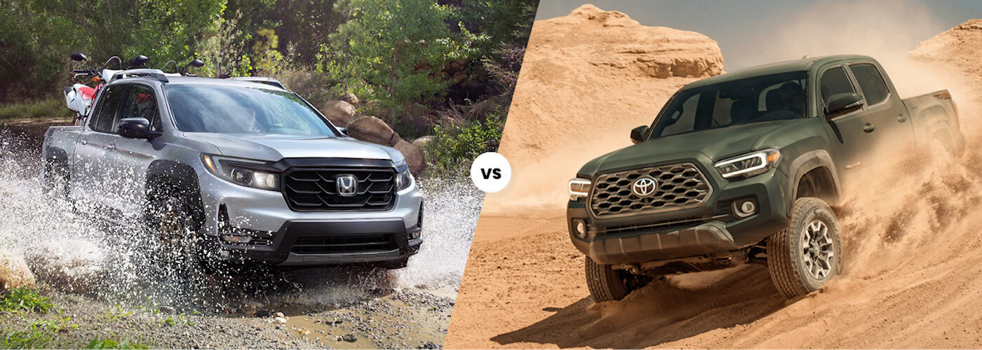 2021 Honda Ridgeline vs. 2021 Toyota Tacoma