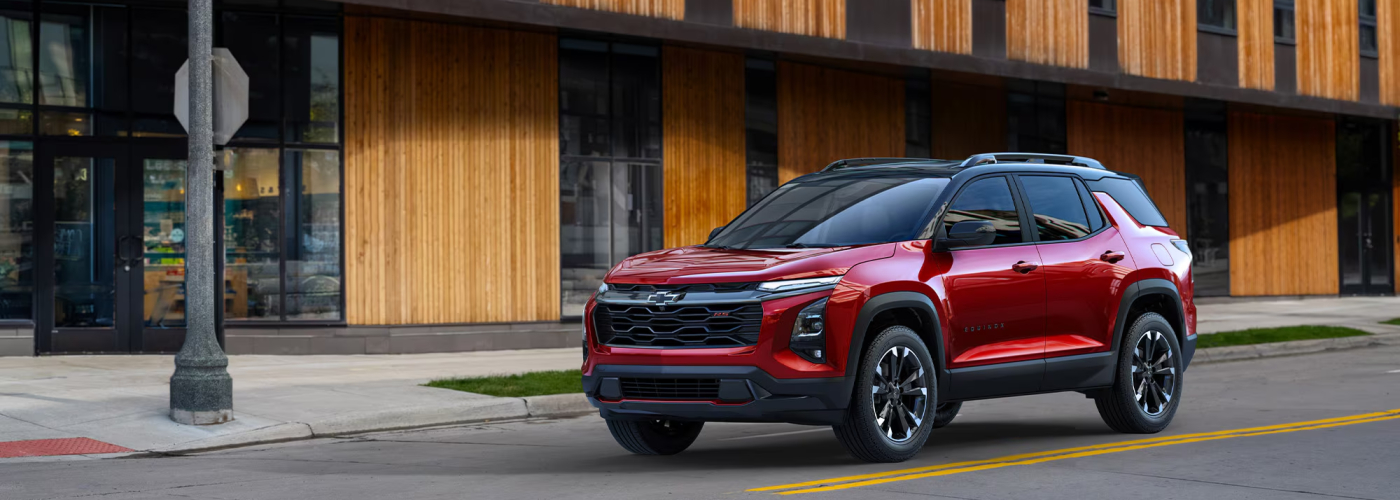 2025 Chevy Equinox on City Street 2025 Chevy Equinox on City Street
