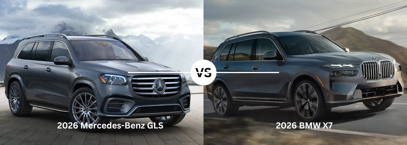 2026 Mercedes-Benz GLS vs. BMW X7