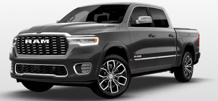 silver 2026 RAM 1500 Tungsten