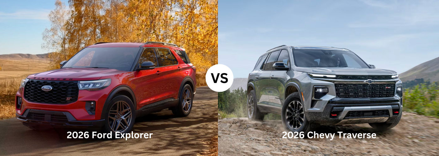 2026 Ford Explorer vs. Chevy Traverse