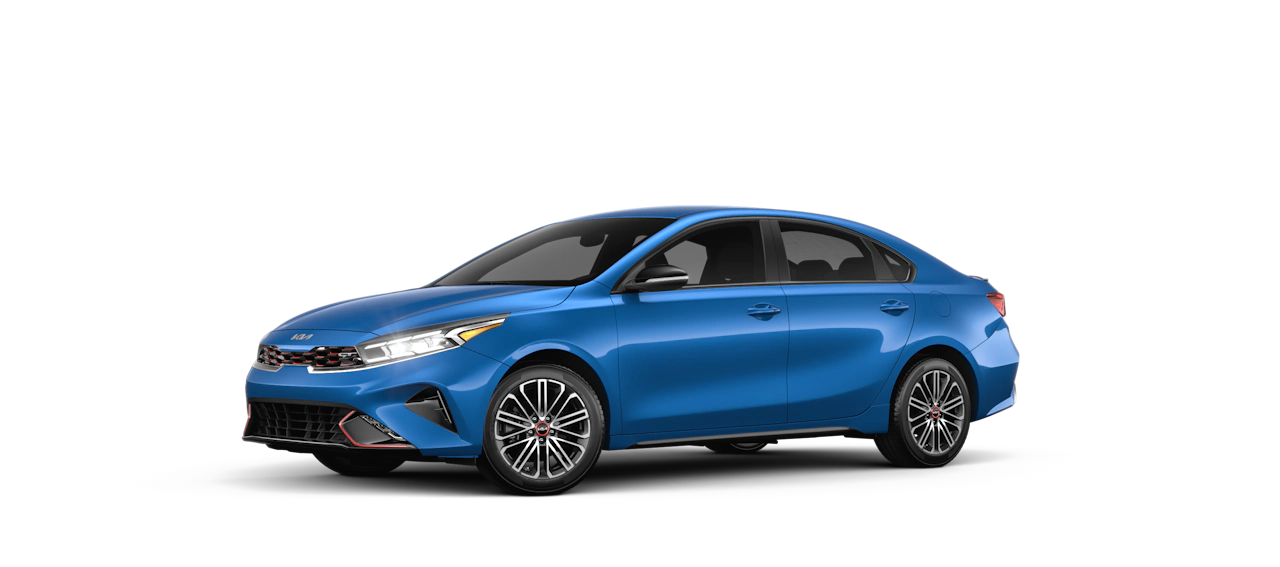 2022 Kia Forte GT in Sporty Blue 2022 Kia Forte GT in Sporty Blue