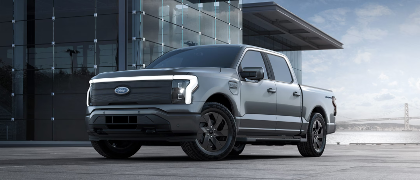 2023 Ford F-150 Lightning in Carbonized Gray