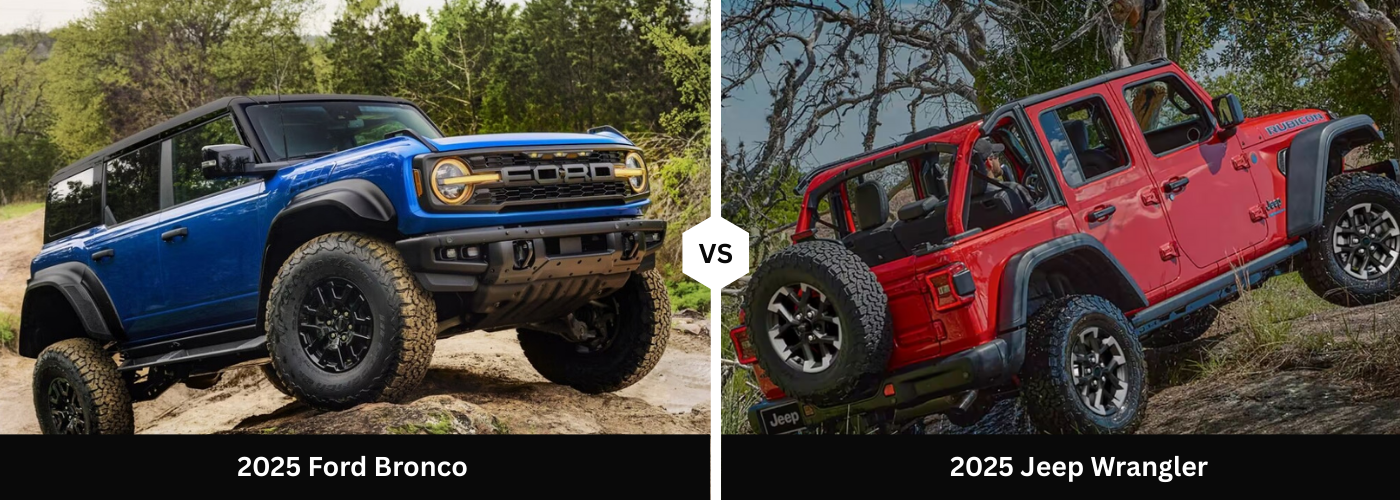 2025 Ford Bronco vs. 2025 Jeep Wrangler 2025 Ford Bronco vs. 2025 Jeep Wrangler
