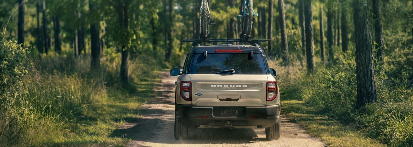 2024 Ford Bronco Sport Driving Down Dirt Path