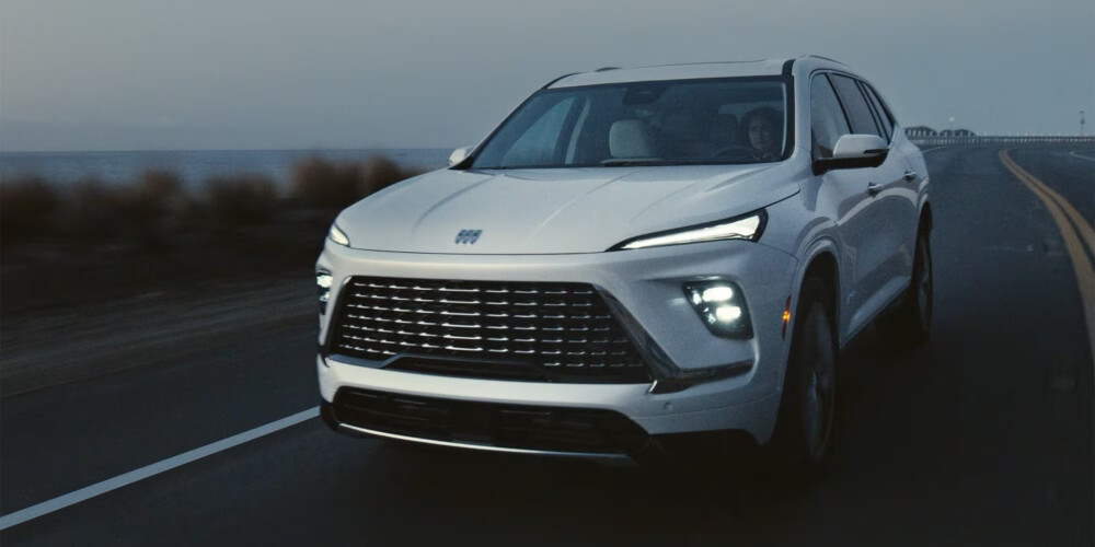 2026 Buick Enclave driving on highway 