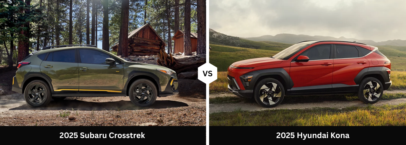 2025 Subaru Crosstrek vs. 2025 Hyundai KONA 2025 Subaru Crosstrek vs. 2025 Hyundai KONA