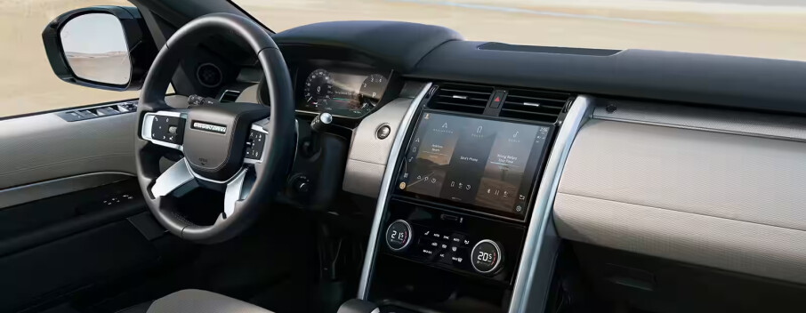 Interior of a 2024 Land Rover Discovery