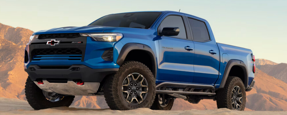 2026 Chevy Colorado exterior in the sand