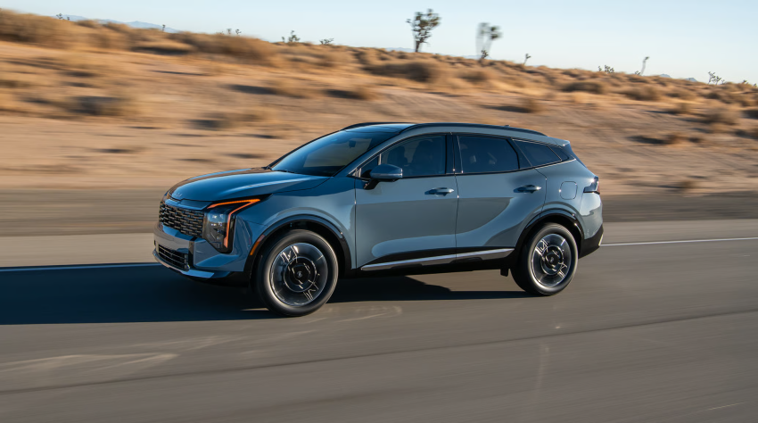2026 Kia Sportage Hybrid in Heritage Blue Color