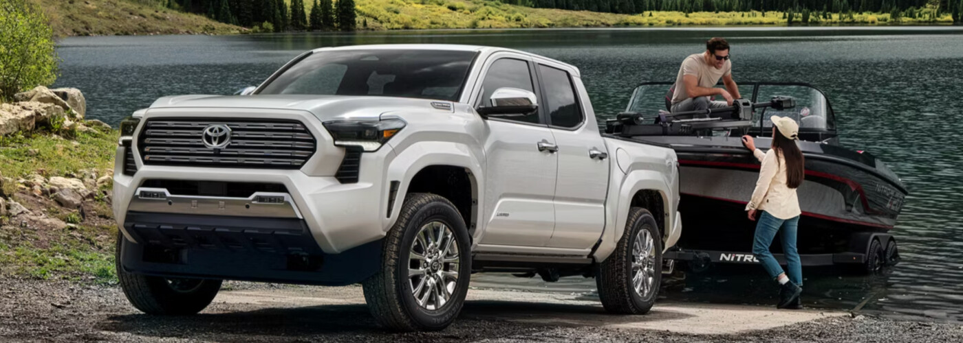 2026 Toyota Tacoma towing boat
