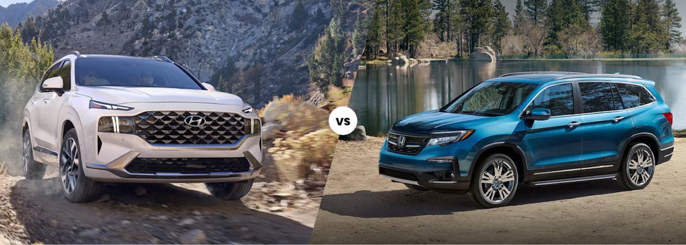 2022 Hyundai Santa Fe vs. 2022 Honda Pilot 2022 Hyundai Santa Fe vs. 2022 Honda Pilot