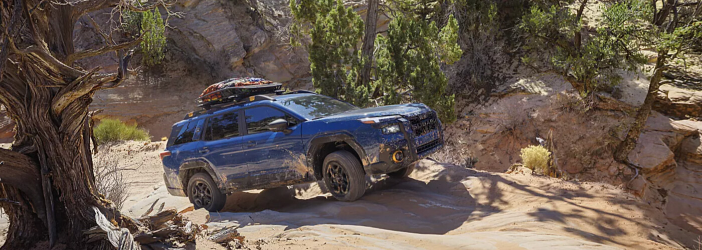2026 Subaru Outback Wilderness 2026 Subaru Outback Wilderness outside driving through dirt