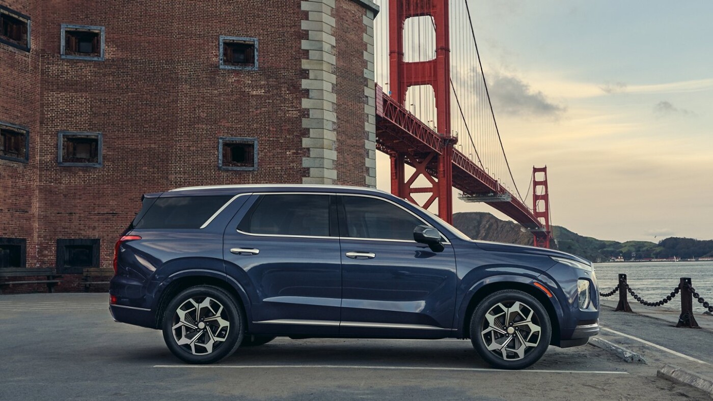 2021 Hyundai Palisade Calligraphy in Moonlight Cloud 2021 Hyundai Palisade Calligraphy in Moonlight Cloud