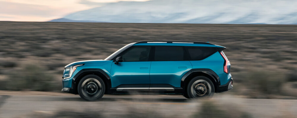 2026 Kia EV9 in Ocean Blue