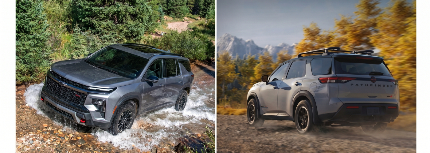2026 Chevrolet Traverse Vs. 2026 Nissan Pathfinder 2026 Chevrolet Traverse Vs. 2026 Nissan Pathfinder