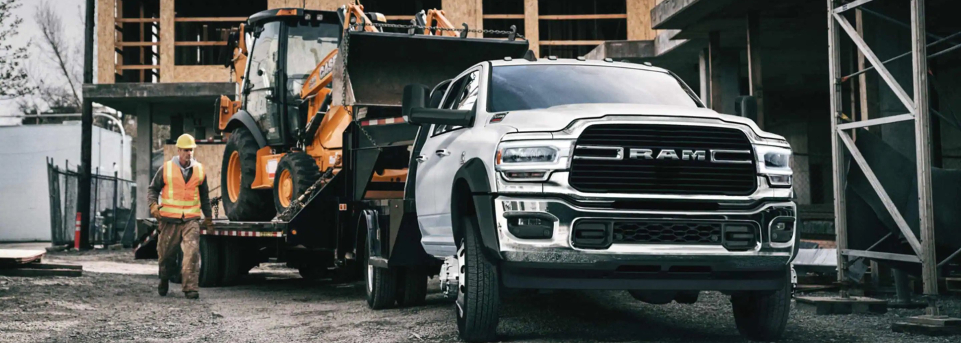 2022 Ram Chassis Cab at Construction Site