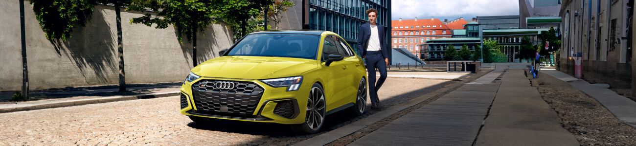 2024 Audi S3 in Python Yellow