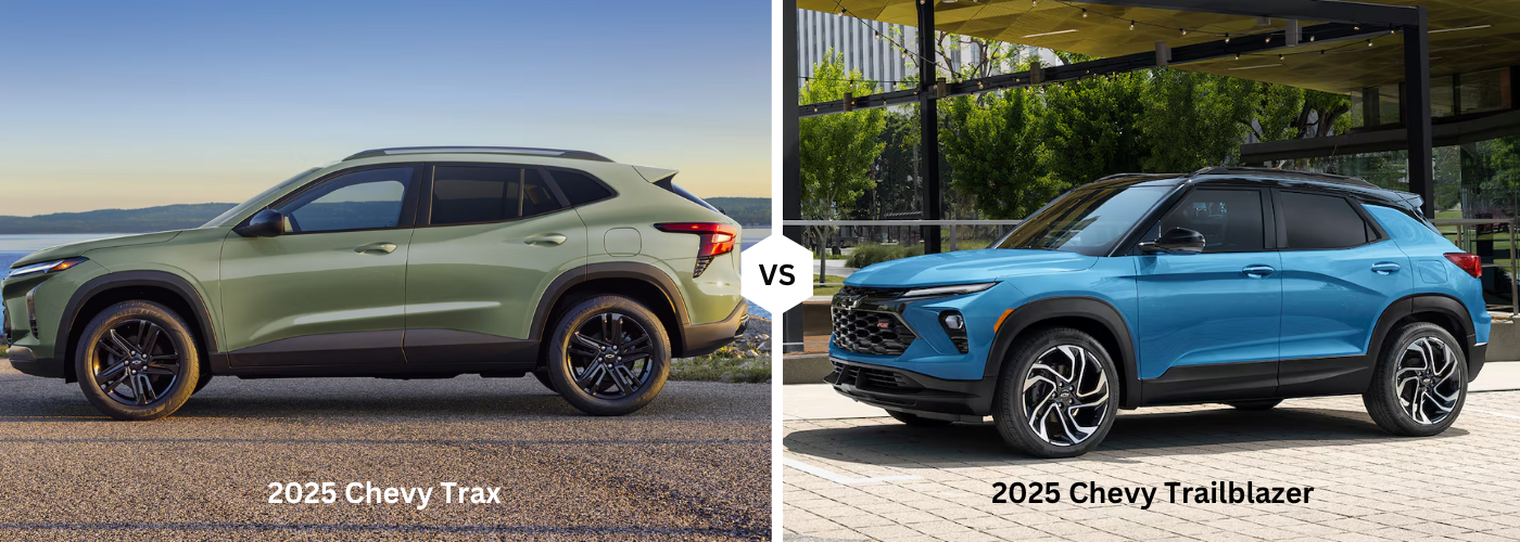 2025 Chevy Trax Vs. Trailblazer
