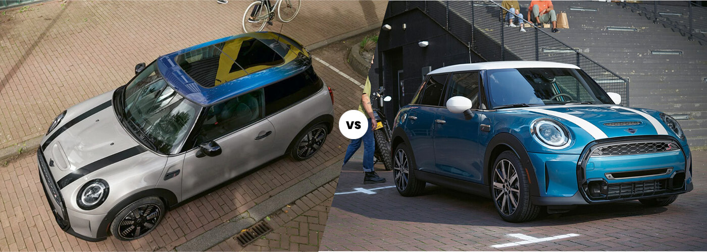 2022 MINI 2-door vs. 2022 MINI 4-door 2022 MINI 2-door vs. 2022 MINI 4-door