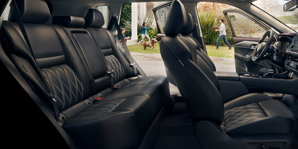 2021 Nissan Rogue Front and Rear Interior Seating