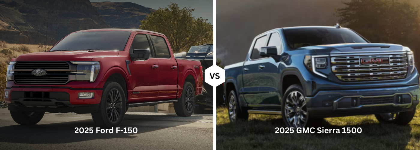 2025 Ford F-150 vs. 2025 GMC Sierra 1500