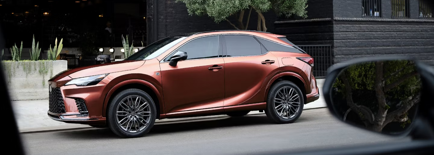 2026 Lexus RX 500h F SPORT Performance AWD shown in Copper Crest