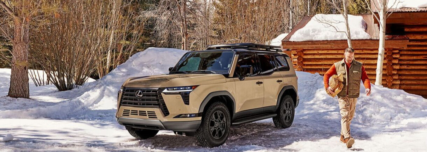 2025 Lexus GX in the snow