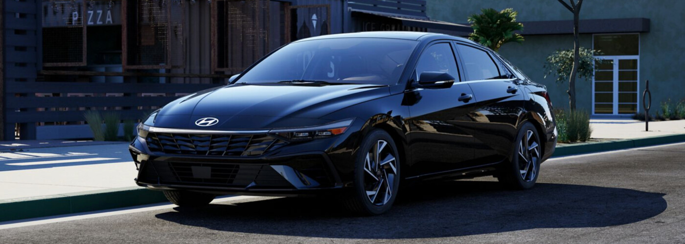 parked 2025 Hyundai Elantra