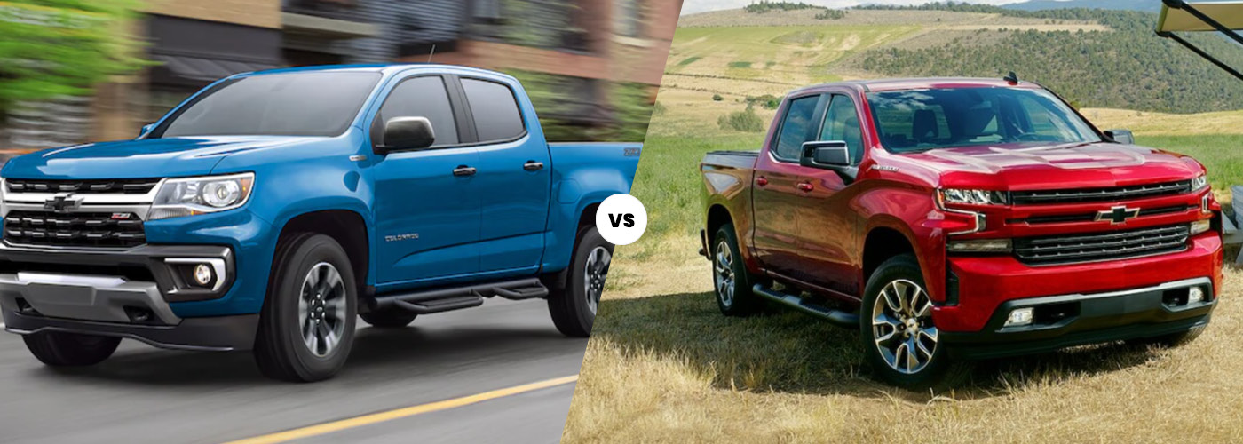 2022 Chevy Colorado Vs Silverado 1500 Compare Chevy Trucks