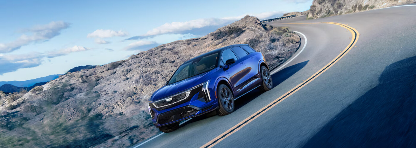 2026 Cadillac OPTIQ in Coastal Blue Metallic with Black Roof