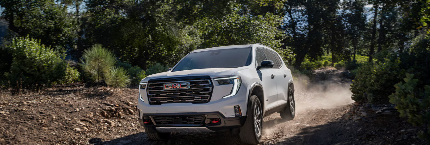 2026 GMC Acadia in forest