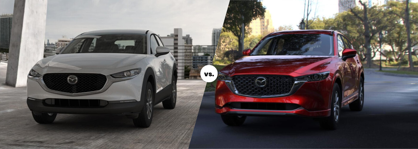 2024 Mazda CX-30 vs. 2024 Mazda CX-5 2024 Mazda CX-30 vs. 2024 Mazda CX-5