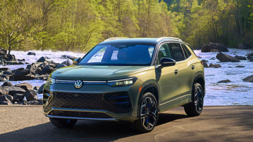2026 Volkswagen Tiguan parked at river