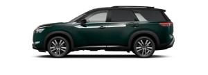 2023 Nissan Pathfinder in Two-Tone Obsidian Green Pearl and Super Black