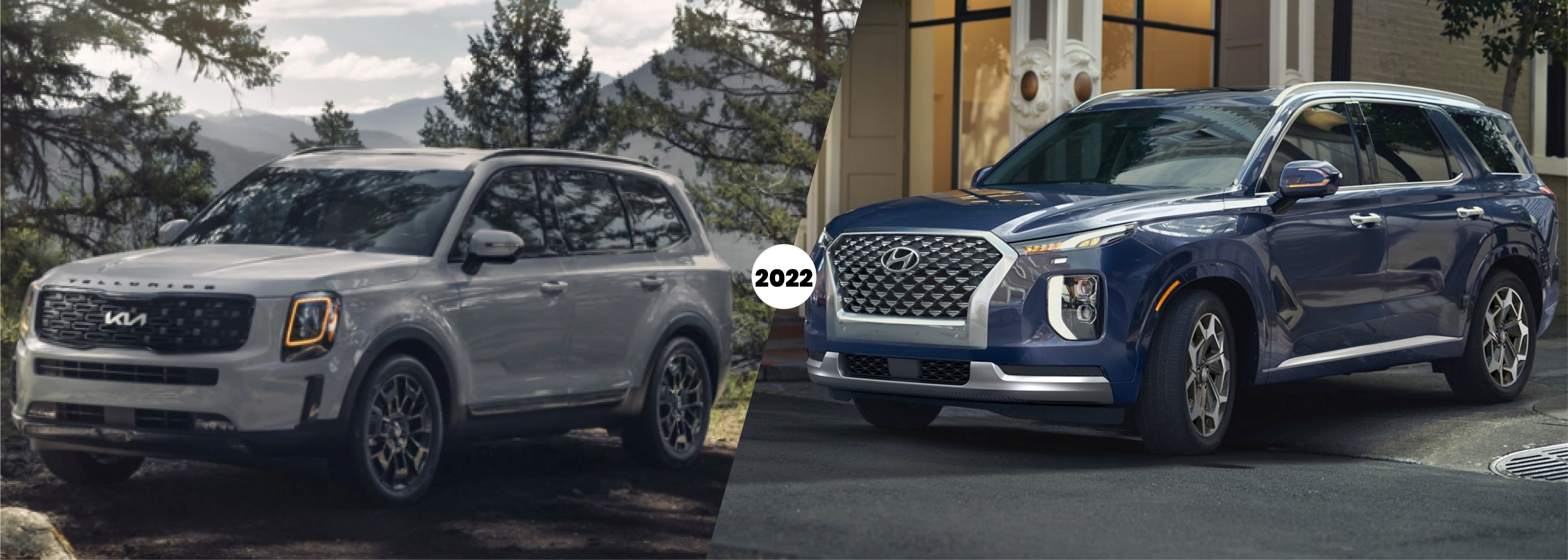 2022 Kia Telluride vs 2022 Hyundai Palisade 2022 Kia Telluride vs 2022 Hyundai Palisade