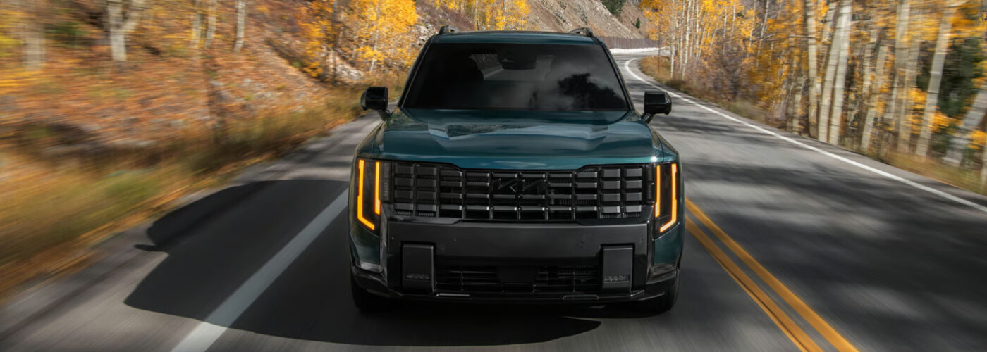 2026 Kia Telluride Driving in Autumn