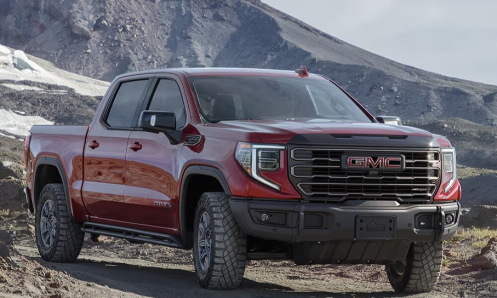 2026 GMC Sierra 1500 in snowy mountains
