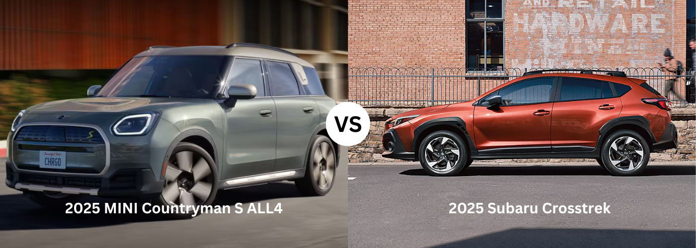 2025 MINI Countryman S ALL4 vs. 2025 Subaru Crosstrek