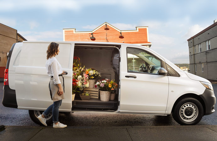 2023 Mercedes-Benz Metris Interior Flower Shop