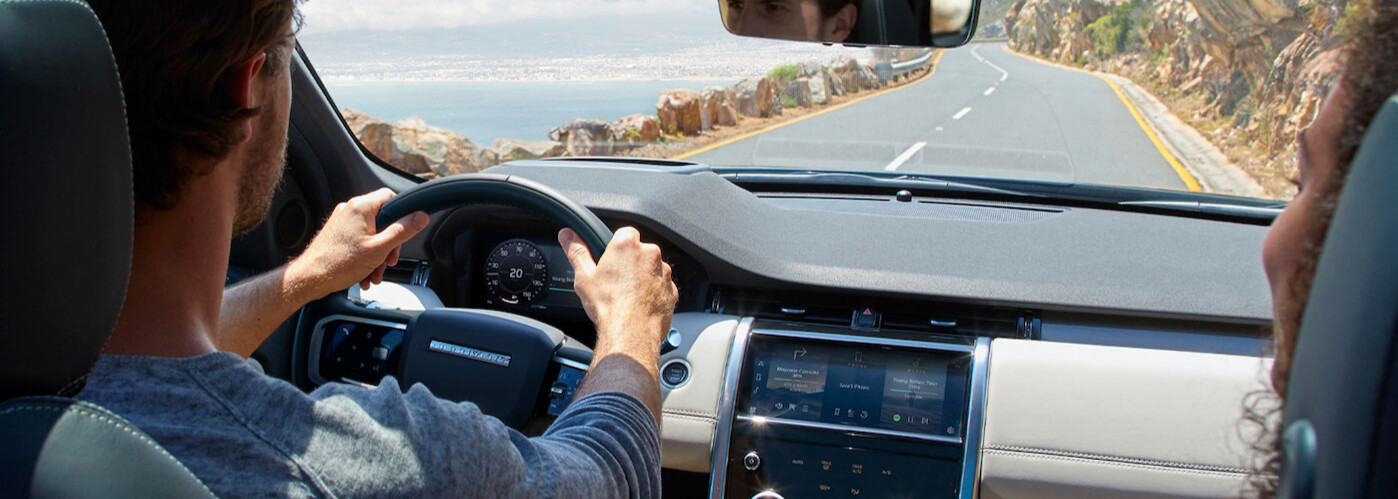 2023 Land Rover Discovery Sport front seat with driver and passenger 2023 Land Rover Discovery Sport front seat with driver and passenger