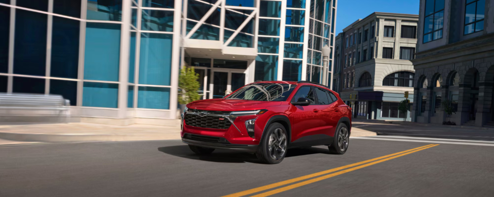 2026 Chevy Trax 2RS in Apex Red Color
