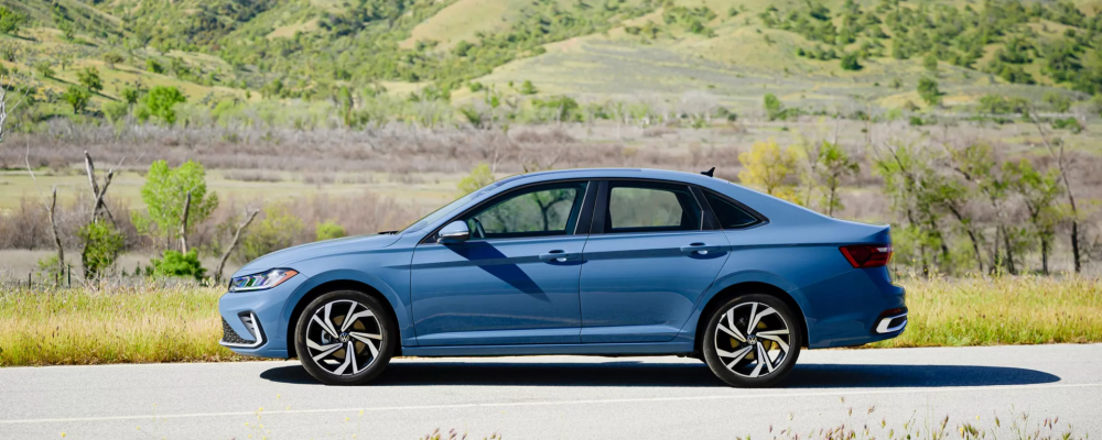 2026 Volkswagen Jetta SEL in Monterey Blue Pearl Color