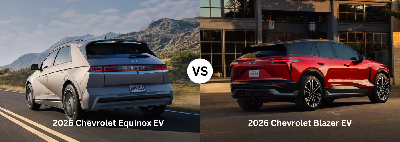 2026 Chevrolet Equinox EV vs. Blazer EV