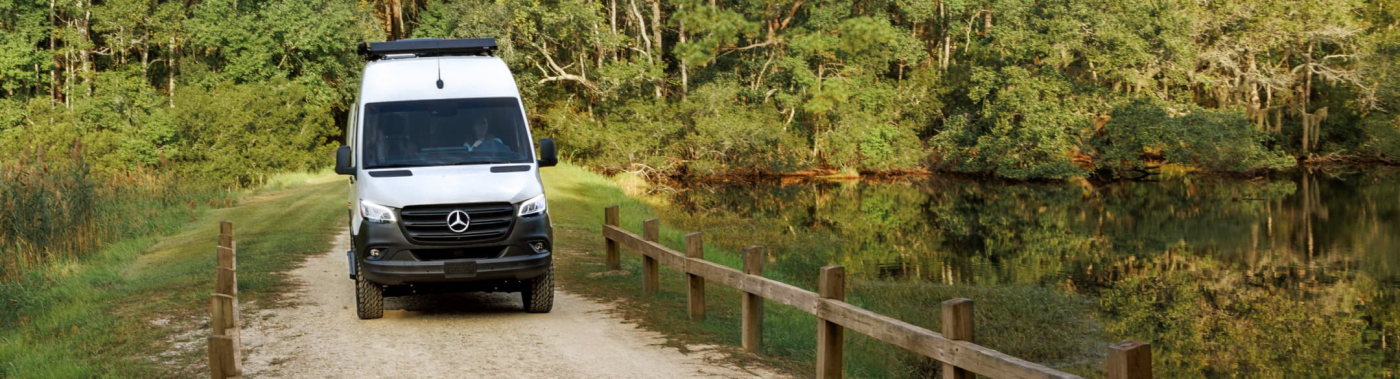 2024 Mercedes-Benz Sprinter Van on Lake