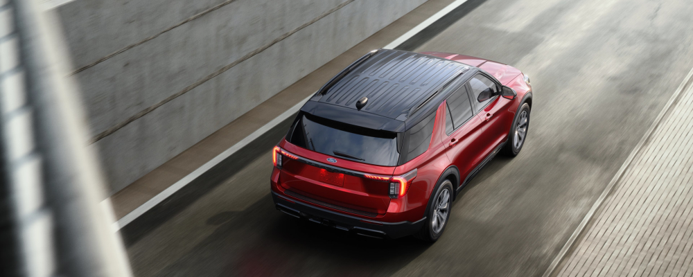 2025 Ford Explorer Aerial View
